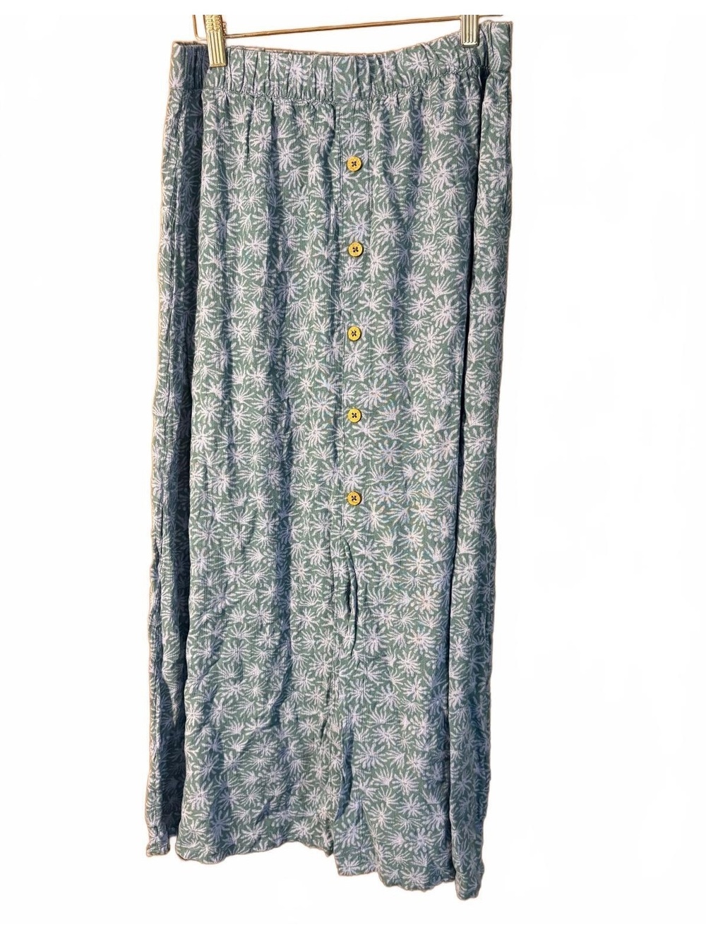 Passenger bohemian floral maxi skirt - button down front - woman’s medium